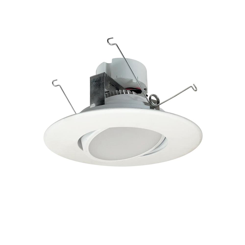 5&#34;/6&#34; Onyx LED Adjustable Retrofit, 800lm / 12.5W, 2700K, White finish