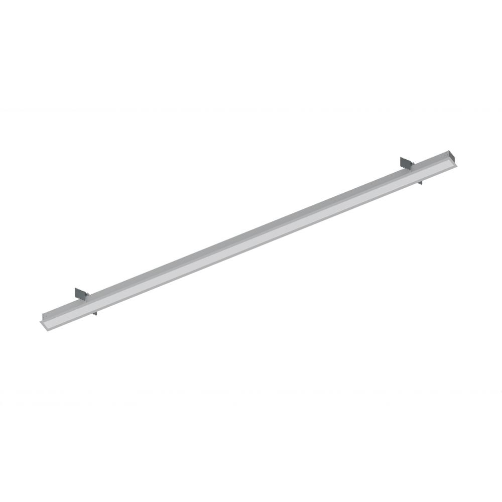 8' L-Line LED Recessed Linear, 8400lm / 4000K, Aluminum Finish