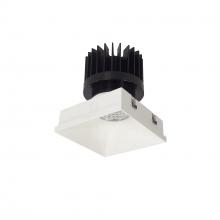 Nora NIO-4PSTLNDC50XMPW/HL - 4" Iolite PLUS Square Trimless Downlight, 1500lm/2000lm/2500lm (varies by housing), 5000K, Matte