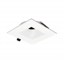 Nora NIOC-2SNDSQWW - 2" Iolite Can-less Square Downlight Trim, White finish