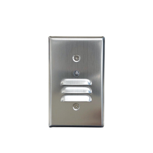  NSW-6619PC/BN - Mini LED Step Light w/ Photocell, Horizontal & Vertical Louver Face Plates, 1W, 90+ CRI, 2700K,