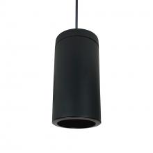 Nora NYLI-6PL151BBB - 6" Cylinder, Black, Pendant Mount, 15W Med. Base, Refl, Black