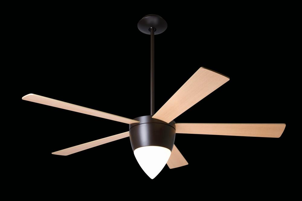 Nimbus Fan; Dark Bronze Finish; 52" Nickel Blades; 26W GU24 Energy Saving CFL; Fan Speed Control