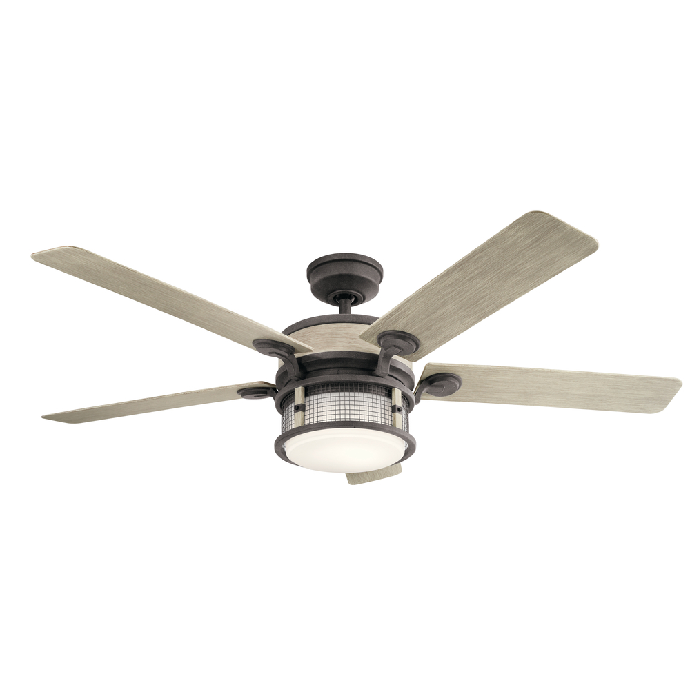 Ahrendale™ LED 60" Fan Weathered Zinc