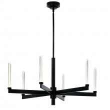 Kichler 52667BK - Chandelier 6Lt