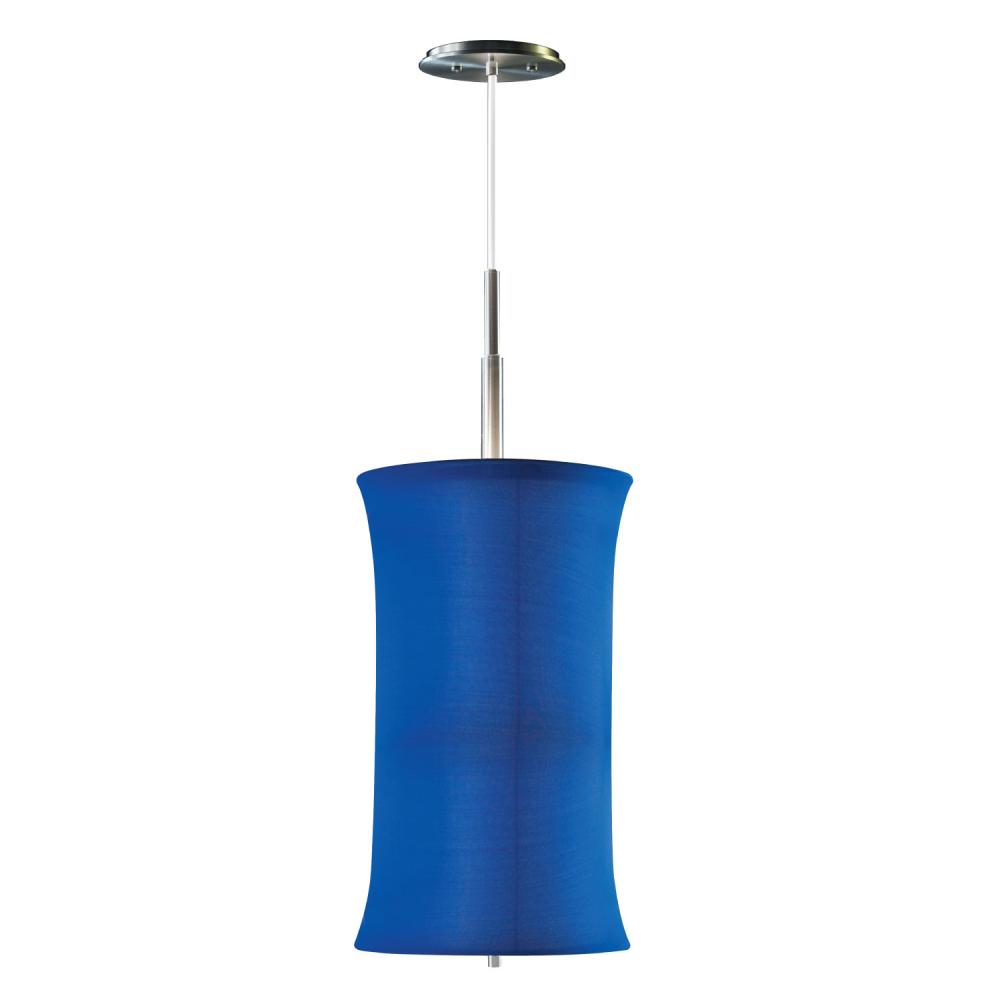 One Light Aluminum Drum Shade Pendant