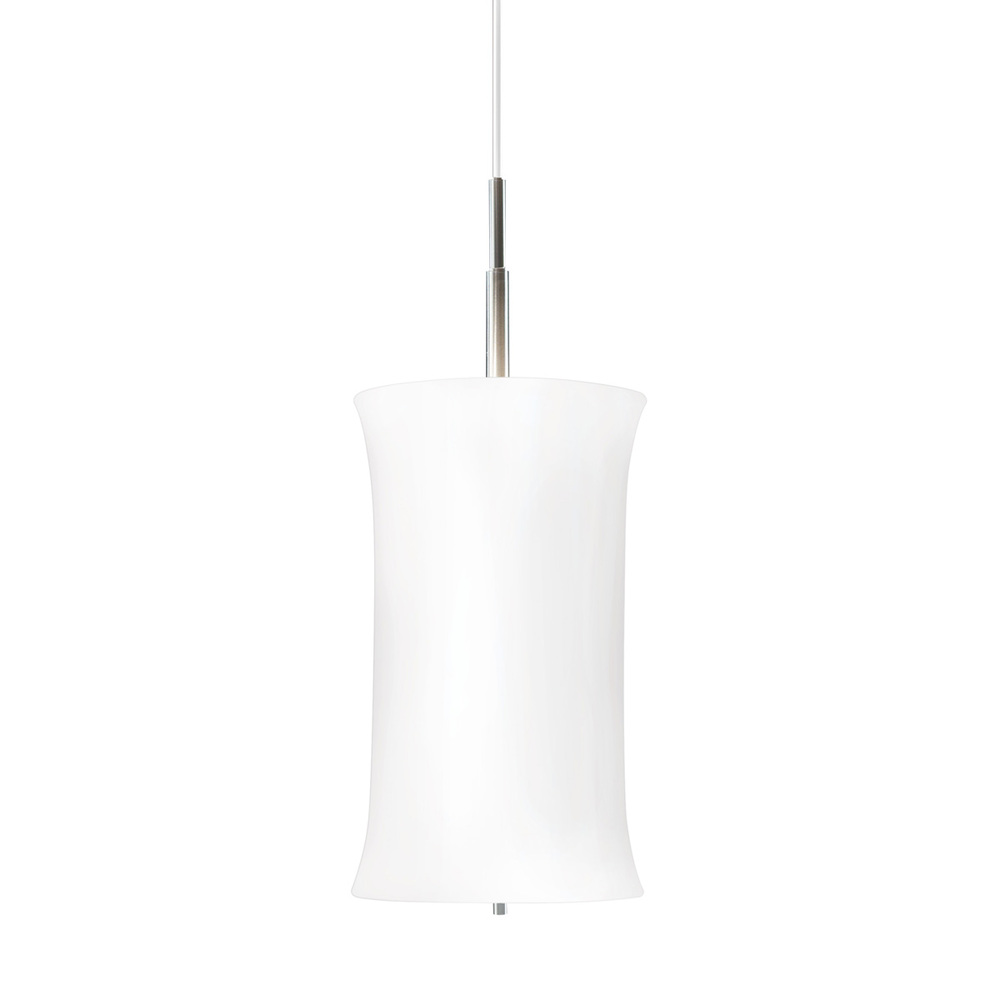 One Light Aluminum Drum Shade Pendant