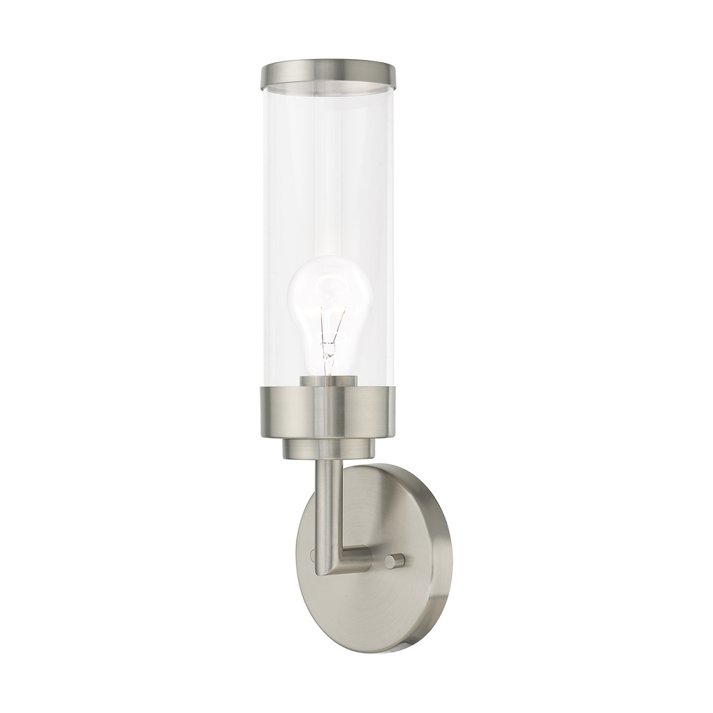 1 Lt Brushed Nickel ADA Wall Sconce