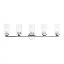 Livex Lighting 18085-05 - 5 Light Polished Chrome Large Vanity Sconce