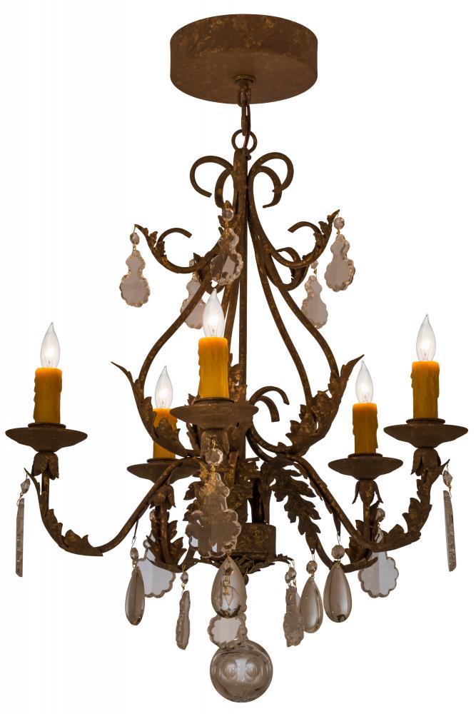 24"W French Elegance 5 LT Chandelier