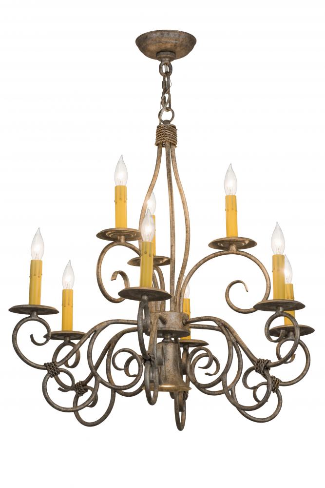 26" Wide Grace 10 Light Chandelier