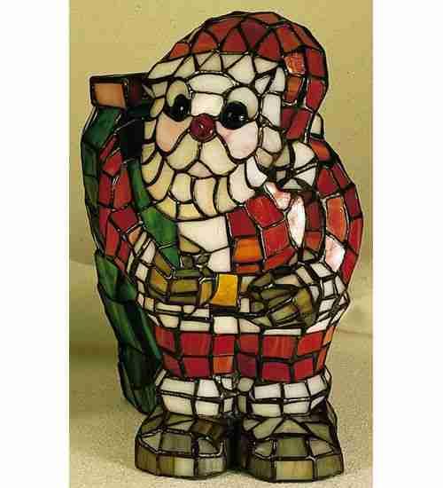 13" High Santa Claus Accent Lamp