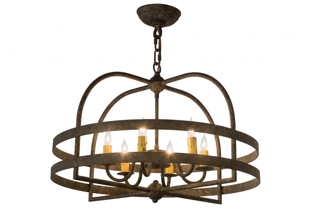 22" Wide Aldari 6 Light Chandelier