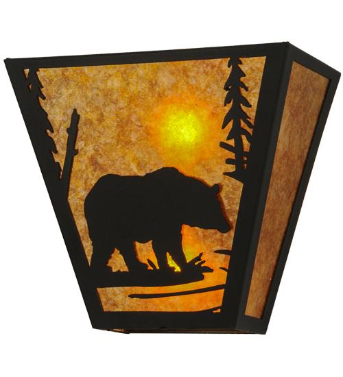 13" Wide Bear Creek Wall Sconce