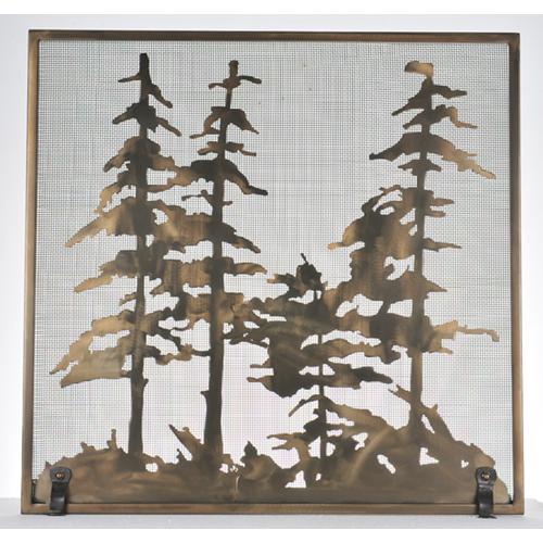 34"W X 33"H Tall Pines Fireplace Screen