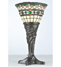 Meyda Blue 108936 - 14"H Tiffany Roman Mini Lamp