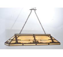 Meyda Blue 109153 - 61" Long Quiet Pond Skirted Oblong Pendant