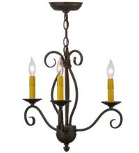 Meyda Blue 115226 - 18" Wide Sienna 3 LT Chandelier