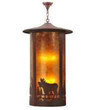 Meyda Blue 118489 - 24" Wide Fulton Moose Creek Pendant