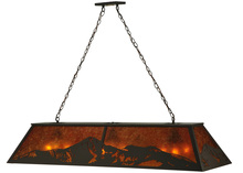 Meyda Blue 136601 - 61" Long Mountain Range Oblong Pendant