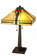 Meyda Blue 138117 - 23"H Parker Poppy Table Lamp