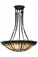 Meyda Blue 145143 - 20"W Fleur-de-Lite Inverted Pendant