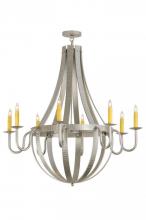 Meyda Blue 145268 - 48"W Barrel Stave Metallo 8 LT Chandelier