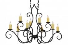 Meyda Blue 155536 - 48"L Clifton 10 LT Chandelier