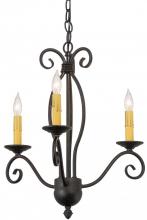 Meyda Blue 157887 - 18"W Sienna 3 LT Chandelier