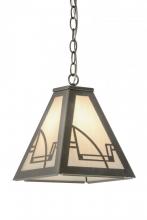 Meyda Blue 179844 - 10"Sq Revival Deco Mini Pendant