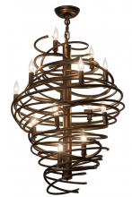 Meyda Blue 181999 - 20"W Cyclone 13 LT Chandelier