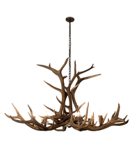 Meyda Blue 200452 - 66" Wide Antlers Elk 8 LT Chandelier