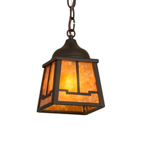 Meyda Blue 214304 - 6" Square Valley View Mini Pendant