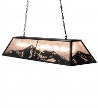 Meyda Blue 236966 - 61" Long Mountain Range Oblong Pendant