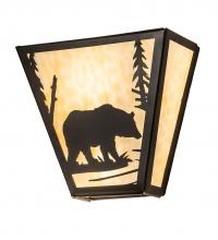 Meyda Blue 243391 - 13" Wide Bear Creek Right Wall Sconce