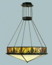 Meyda Blue 51006 - 51"W Mountain Pine Inverted Pendant