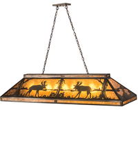 Meyda Blue 70579 - 61" Long Moose Oblong Pendant