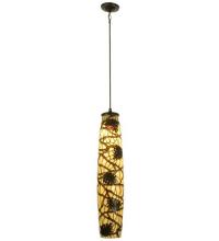 Meyda Blue 81066 - 6.5"W Pine Branch Mini Pendant