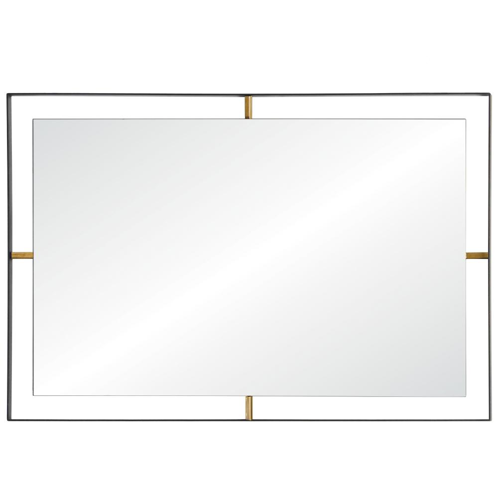 Framed 20x30 Rectanglular Wall Mirror - Black