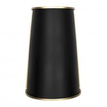 Varaluz 364W02MBFG - Coco 2-Lt Sconce - Matte Black/French Gold