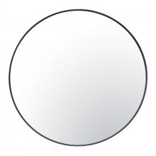 Varaluz 458MI30BL - Tablet 30-in Round Wall Mirror - Black