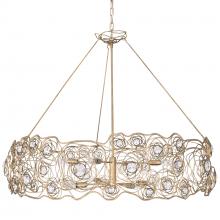 Varaluz 500C08HGOB - Ethereal Rose 8-Lt Chandelier - Havana Gold Ombre