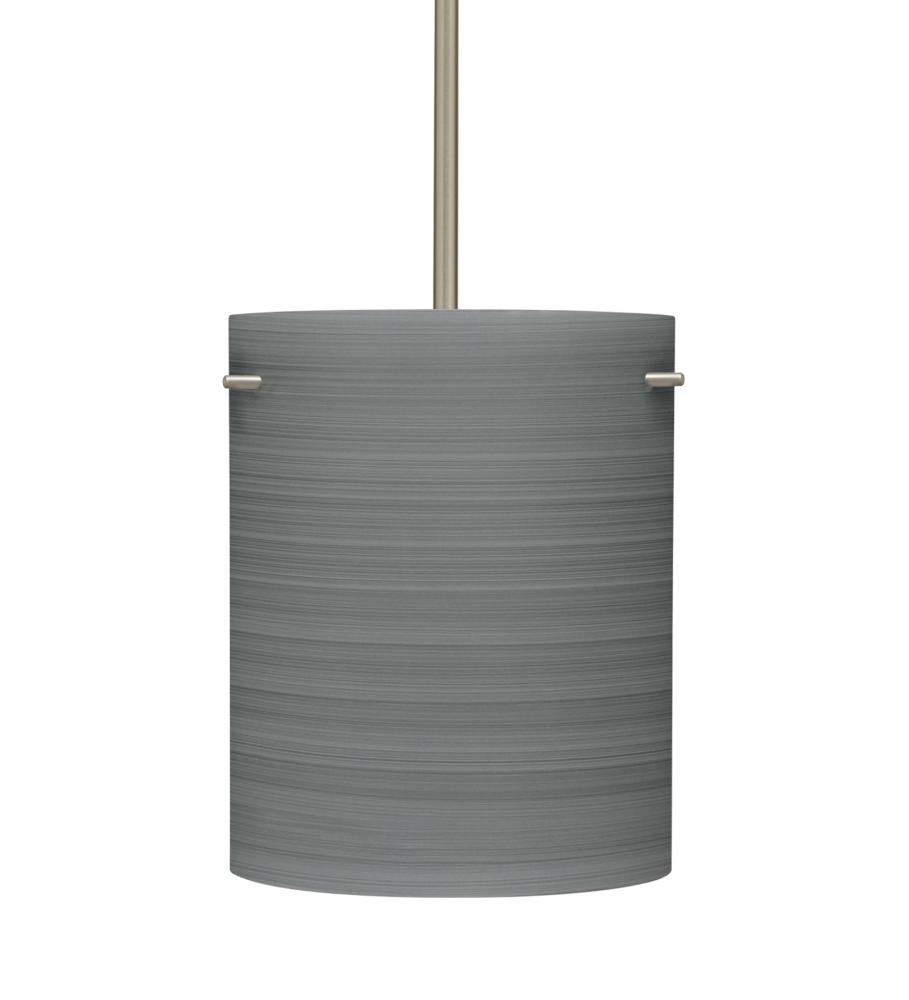 Besa Tamburo 8 Pendant Titan Satin Nickel 1x11W LED