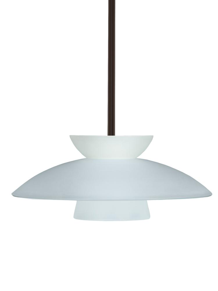 Besa Trilo 15 Pendant Frost Bronze 1x9W LED