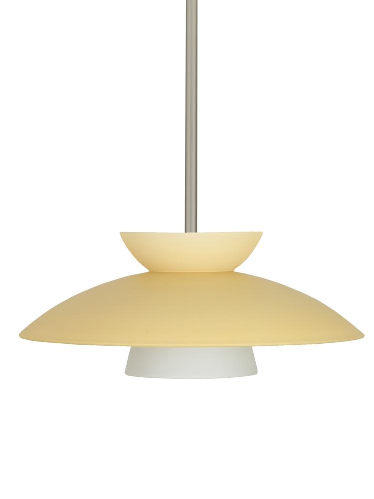 Besa Trilo 15 Pendant Champagne Satin Nickel 1x9W LED