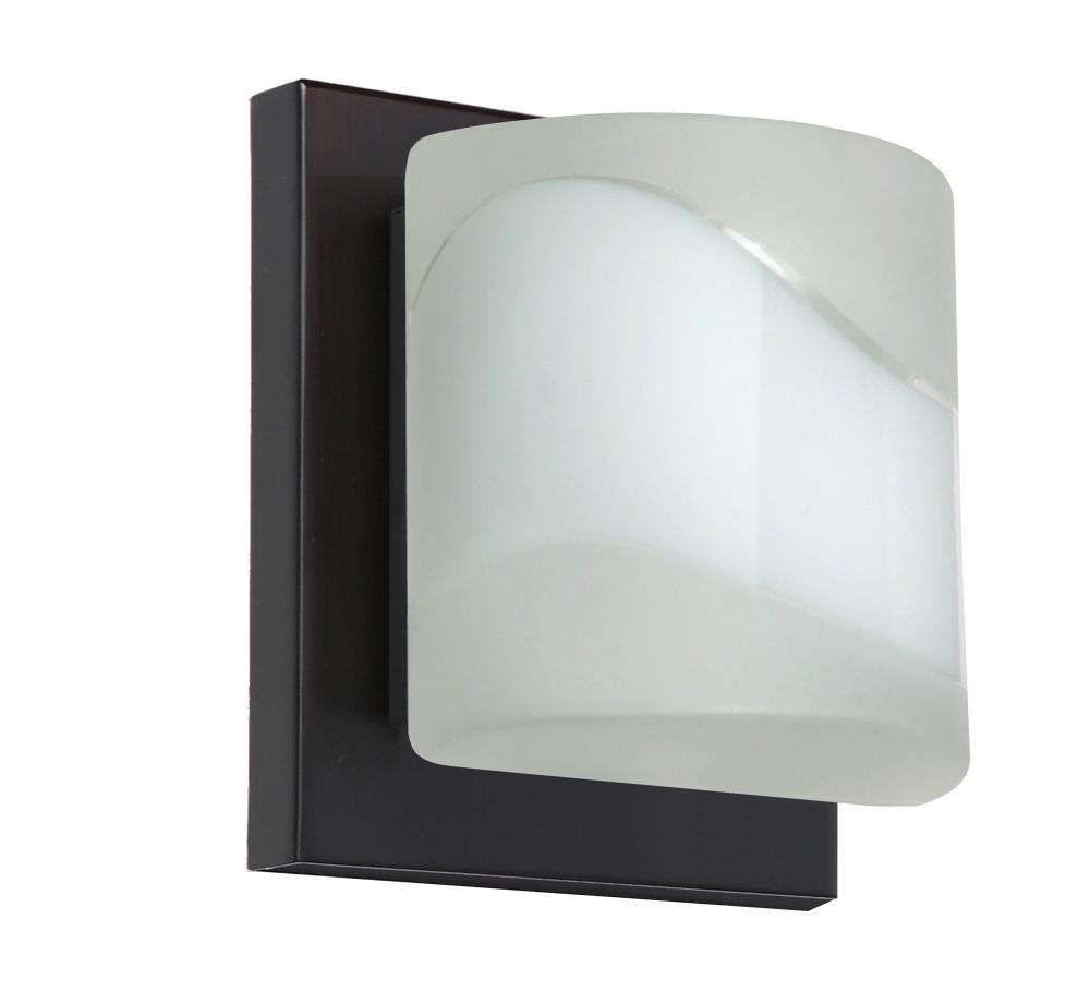 Besa Wall Paolo Bronze Opal Frost 1x50W G9