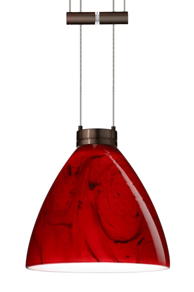 Besa Pendant Mia Bronze Magma 1x50W Halogen