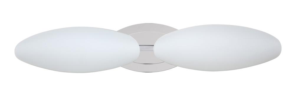 Besa Wall Aero Chrome Opal Matte 2x5W LED