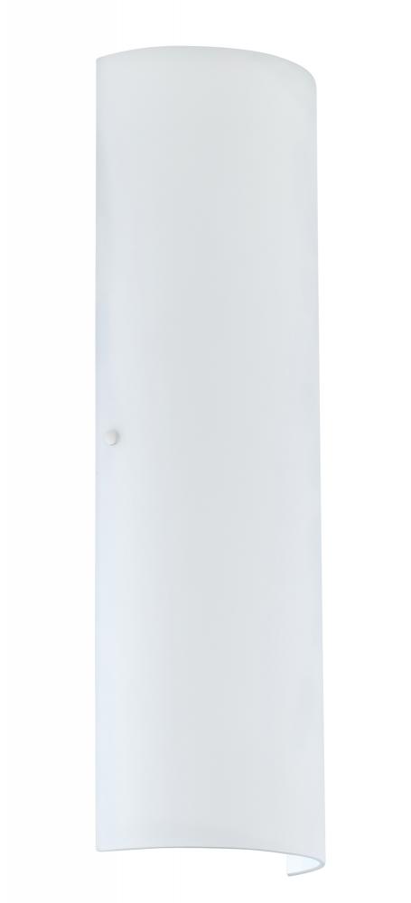 Besa Wall Torre 22 White White Matte 2x100W Medium Base