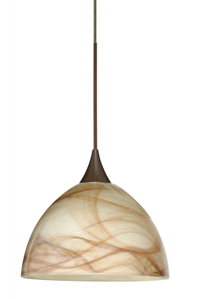 Besa Pendant Brella Bronze Mocha 1x50W Halogen